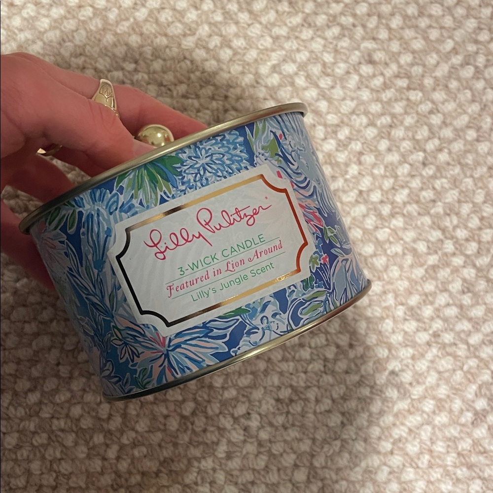Lilly Pulitzer Multicolor Floral 3-Wick Candle